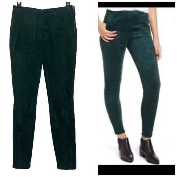 Blank NYC Womens Faux Suede Pants Size 25 Slim Fit Front Pockets Style 62EG2236 - Picture 1 of 9